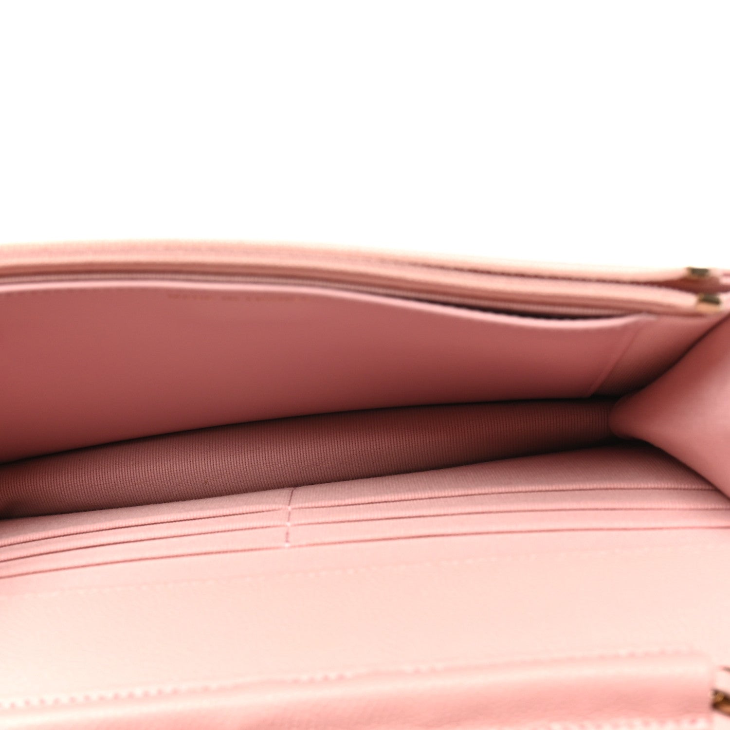 Chanel Caviar Quilted Wallet on Chain WOC Light Pink 5 of 11