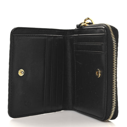 MCM Gradation Visetos Compact Wallet Black Gold 5 of 9