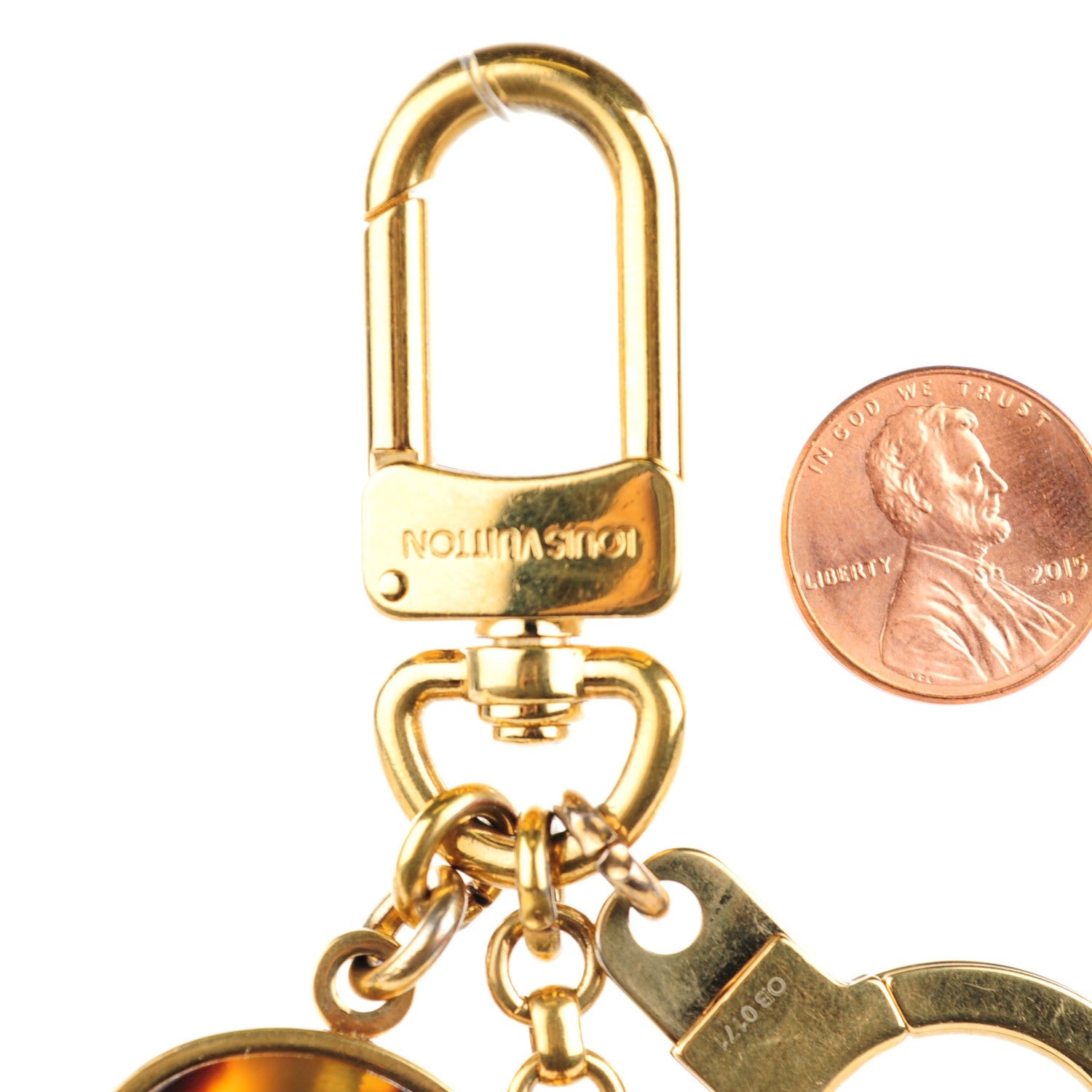 Louis Vuitton Acetate Confidence Bag Charm Key Holder 3 of 6