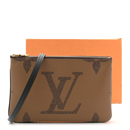 Louis Vuitton Reverse Monogram Giant Double Zip Pochette 11 of 11