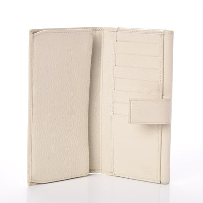 Gucci Calfskin Studded Soho Continental Wallet White 10 of 15