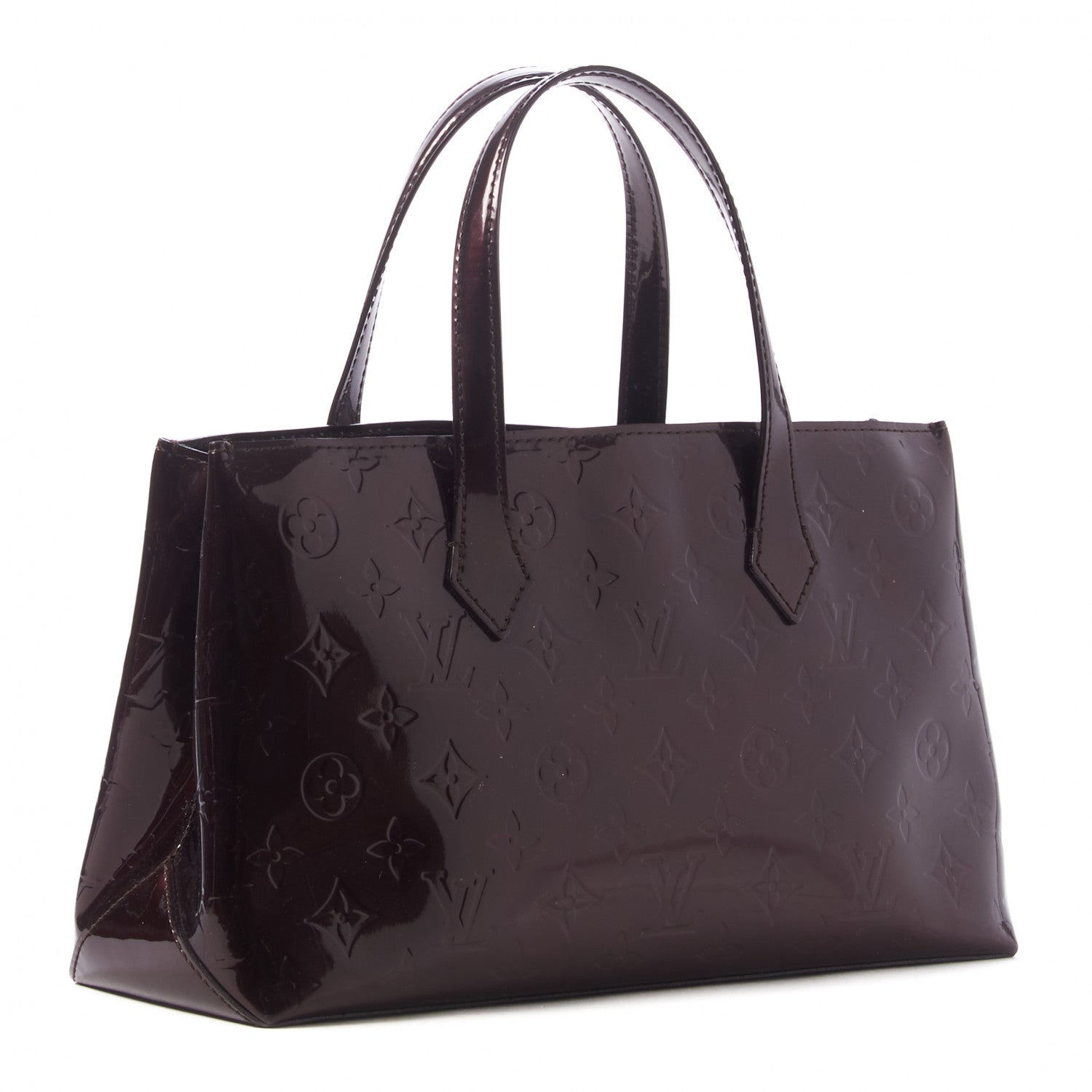 Louis Vuitton Vernis Wilshire PM Amarante 3 of 9