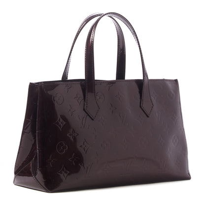 Louis Vuitton Vernis Wilshire PM Amarante 3 of 9