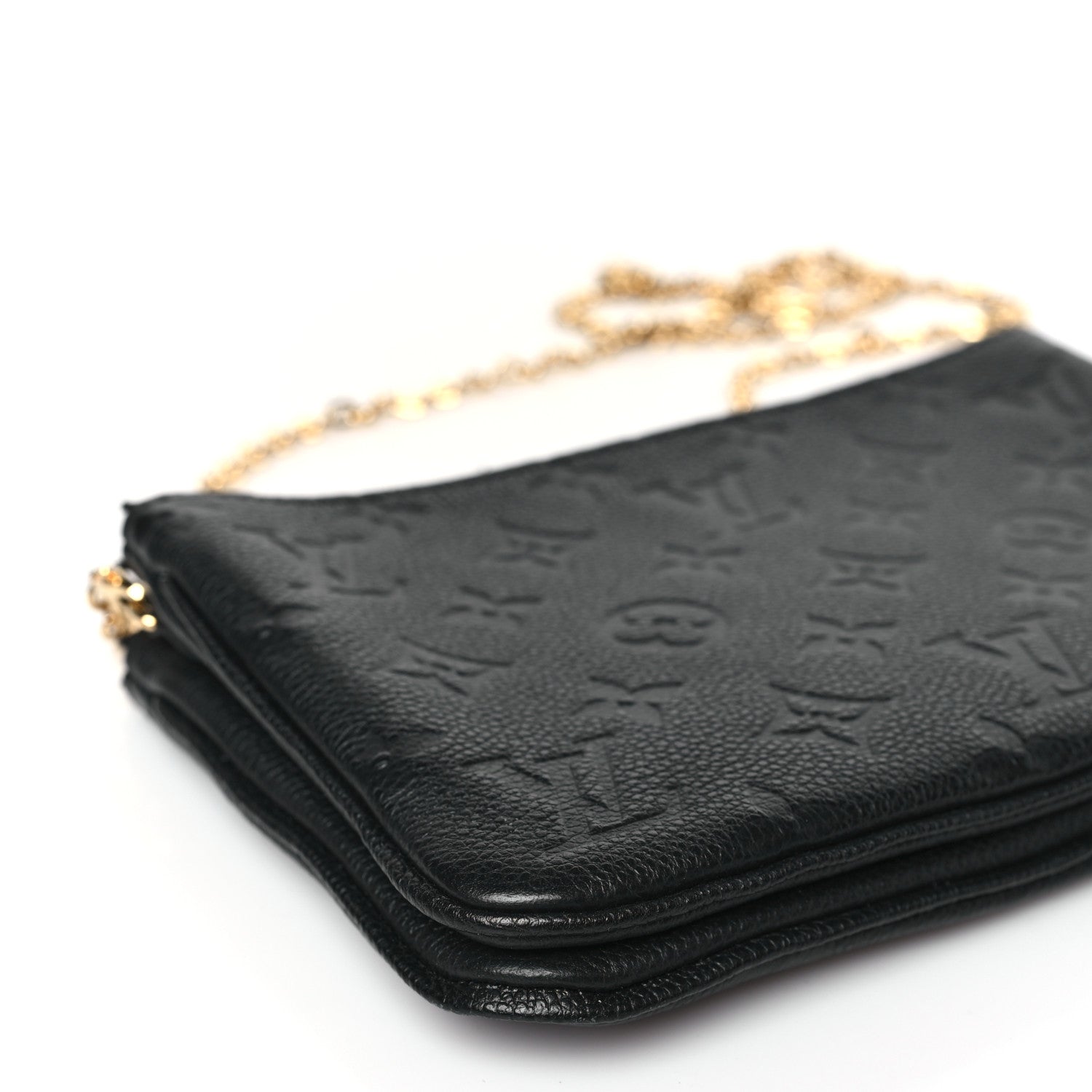 Louis Vuitton Empreinte Double Zip Pochette Black 8 of 10
