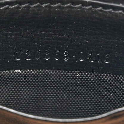 Gucci Azalea Calfskin Web Monochrome Horsebit 1955 Wallet On Strap Black 7 of 11