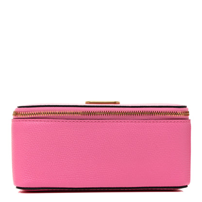Valentino Garavani Grained Calfskin VLogo Signature Wash Bag Feminine Pink 8 of 10