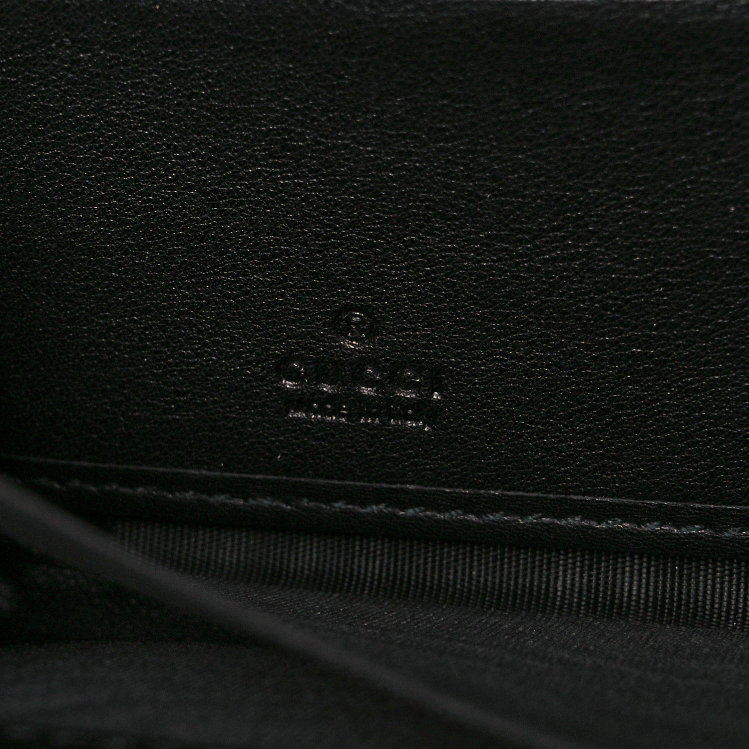 Gucci Patent Calfskin Soho Zip Around Wallet Black 6 of 9