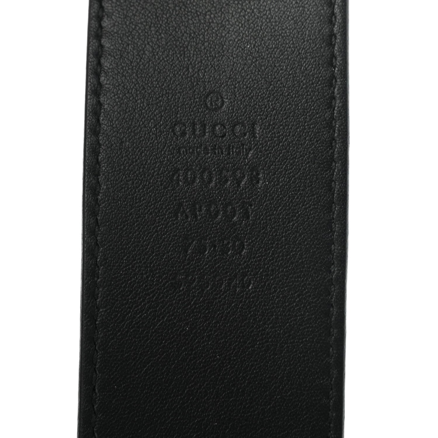 Gucci Calfskin Double G 40mm Belt 75 30 Black 5 of 5