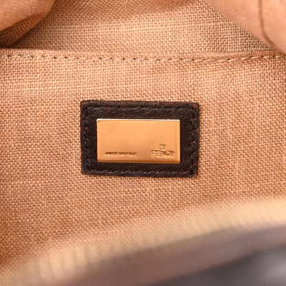 Fendi Zucca Nappa Nuvolata Vitello Tortuga Spy Bowler Tobacco Moro 6 of 11