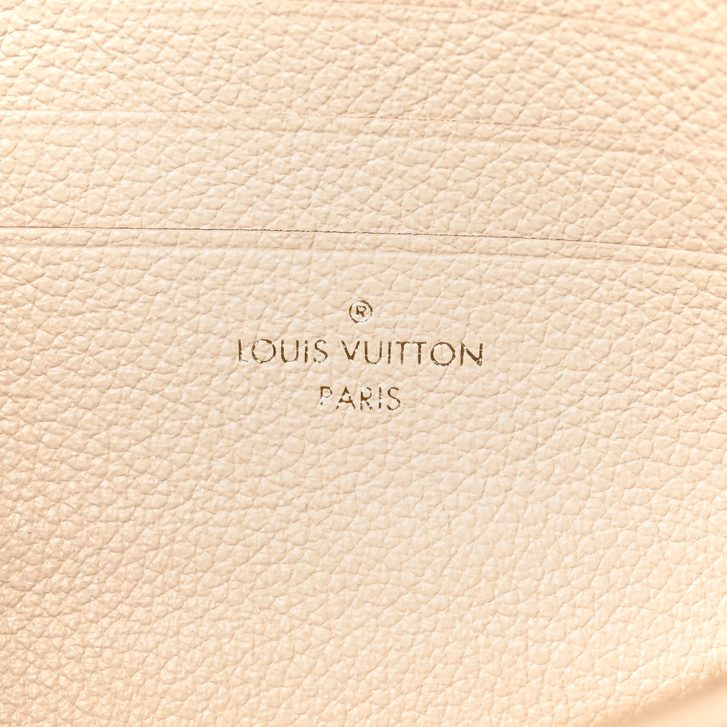 Empreinte Monogram Giant Ivy Wallet On Chain Cream