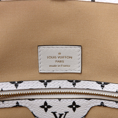 Louis Vuitton Monogram Giant Neverfull MM Kaki 6 of 10
