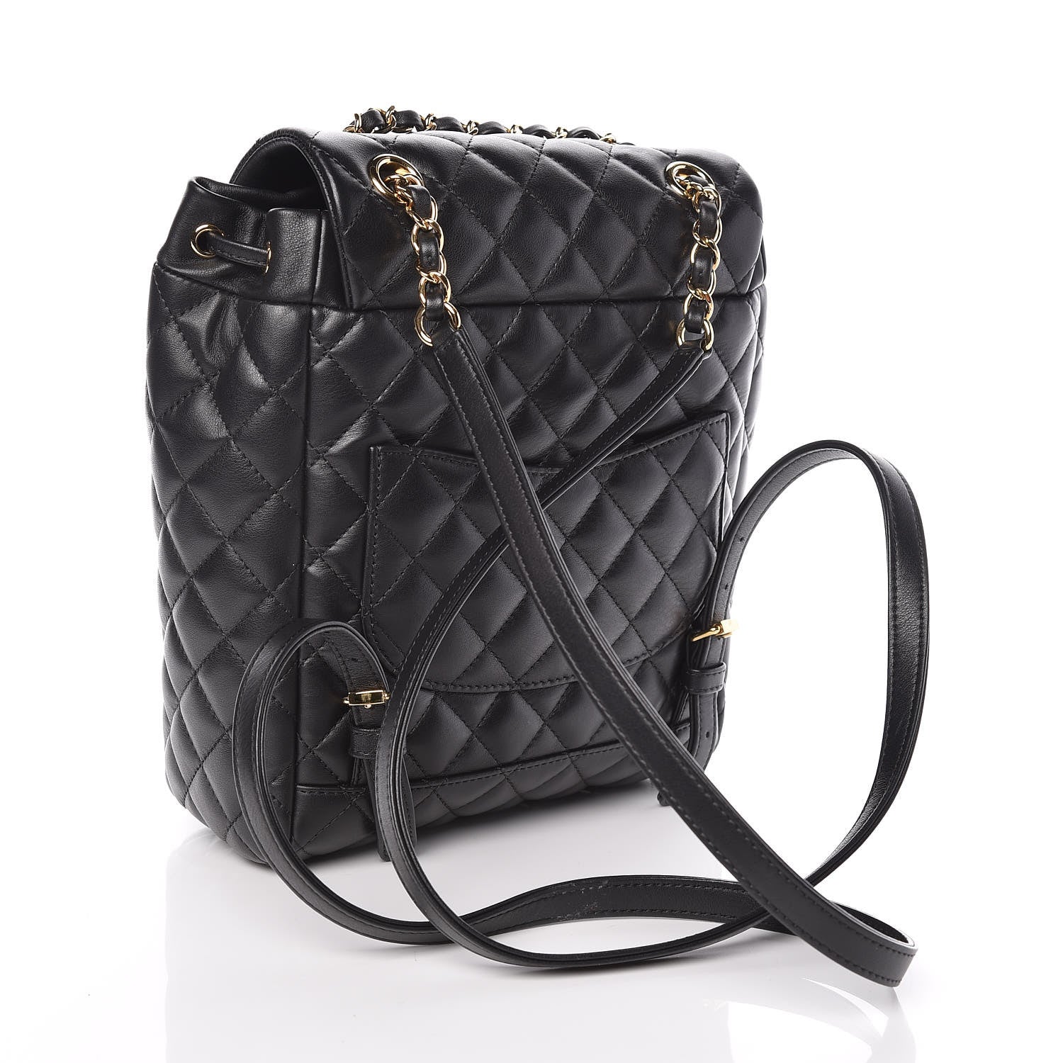 Chanel Lambskin Quilted Small Urban Spirit Backpack Black 3 of 10
