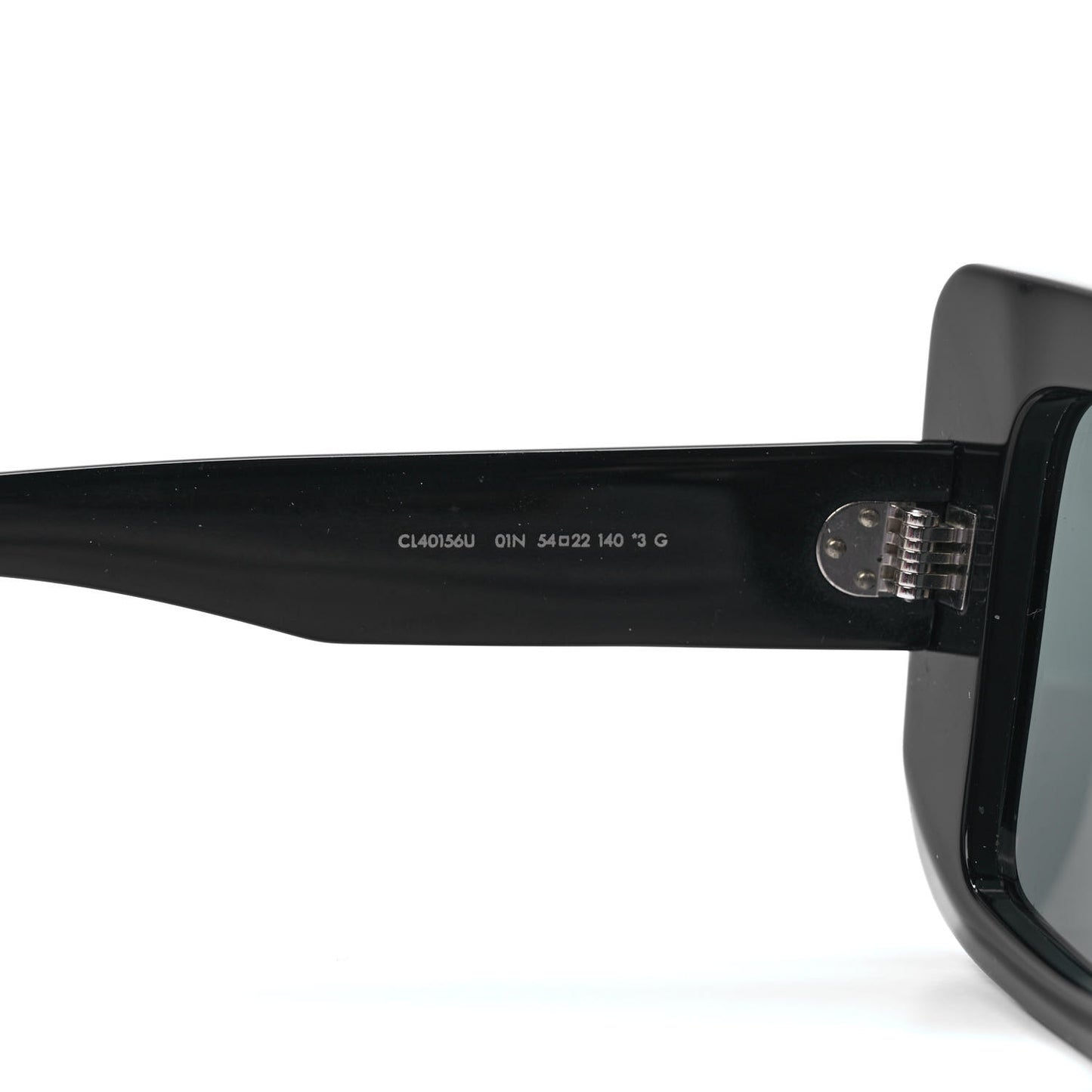 Acetate Square Sunglasses CL40156U Black