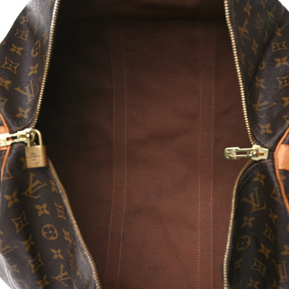 Louis Vuitton Monogram My LV Heritage Keepall Bandouliere 55 Marine Blue 4 of 15