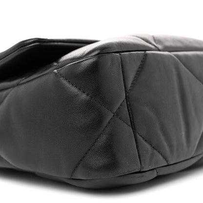 Chanel Lambskin Quilted Medium Chanel 19 Flap Black 9 of 12