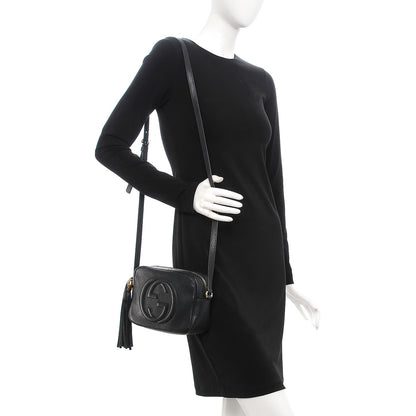 Gucci Pebbled Calfskin Small Soho Disco Bag Black 2 of 10