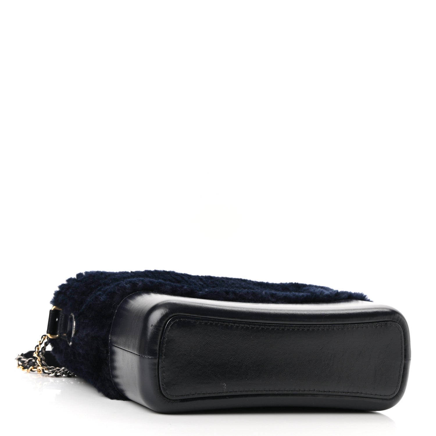 Chanel Shearling Medium Gabrielle Hobo Navy 4 of 10