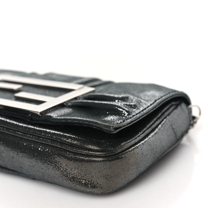 Fendi Metallic Calfskin Mia Pochette Silver 10 of 11