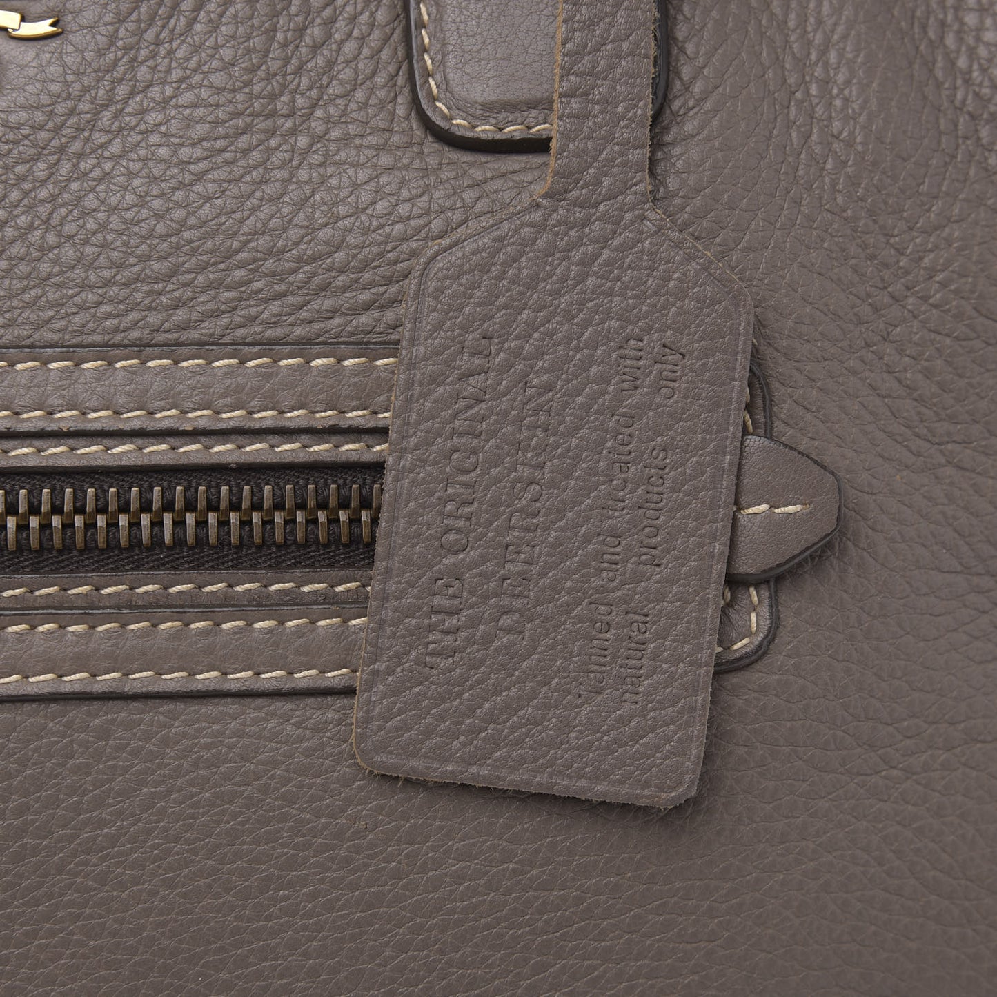 Cervo Deerskin Shoulder Bag Argilla