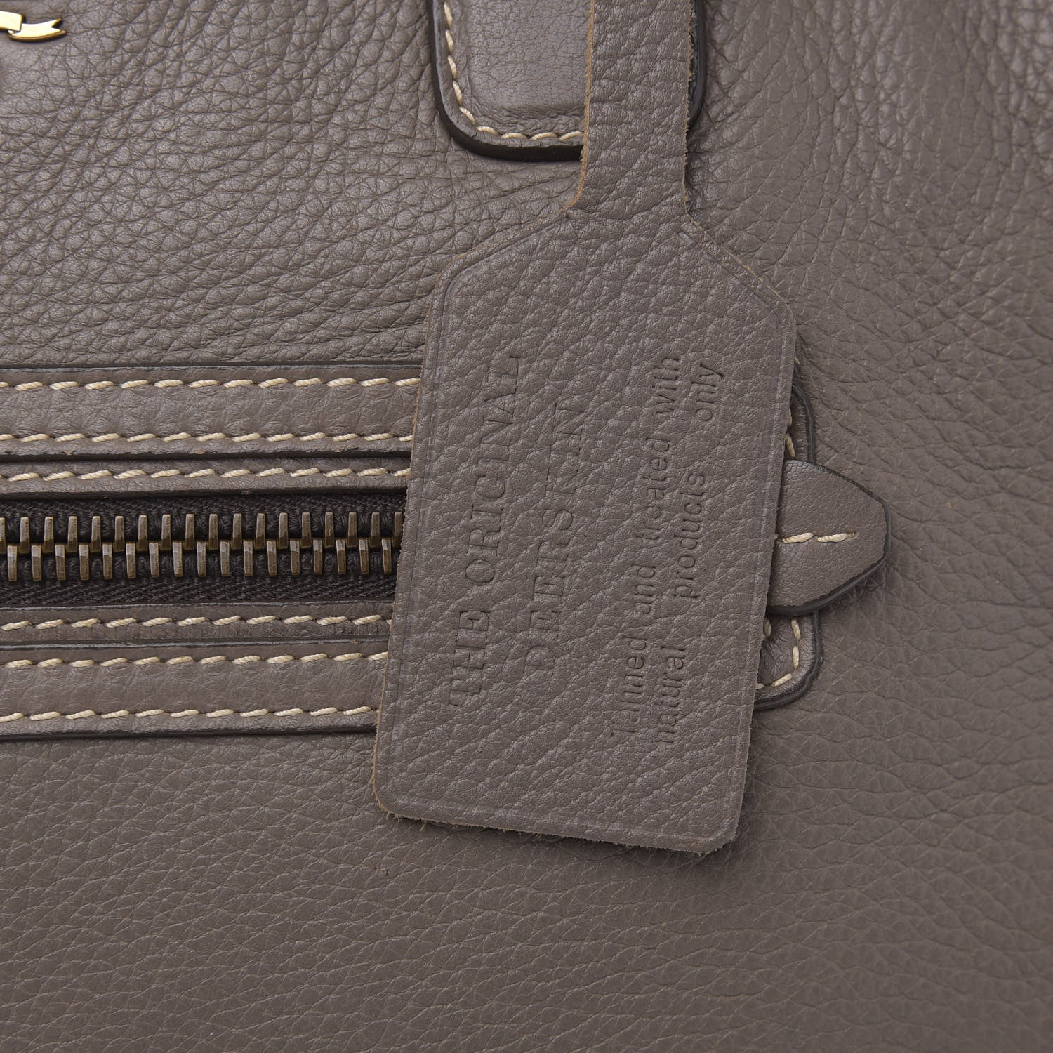 Prada Cervo Deerskin Shoulder Bag Argilla 12 of 13