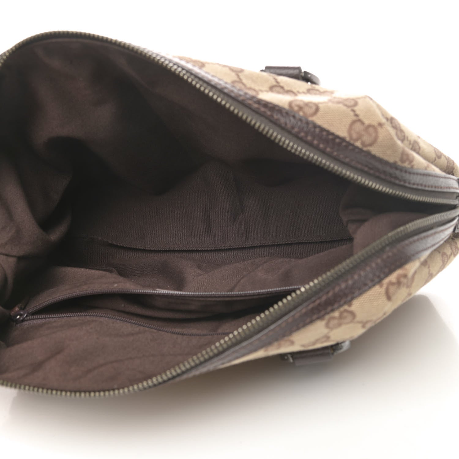 Gucci Monogram Small Boston Dark Brown 3 of 4