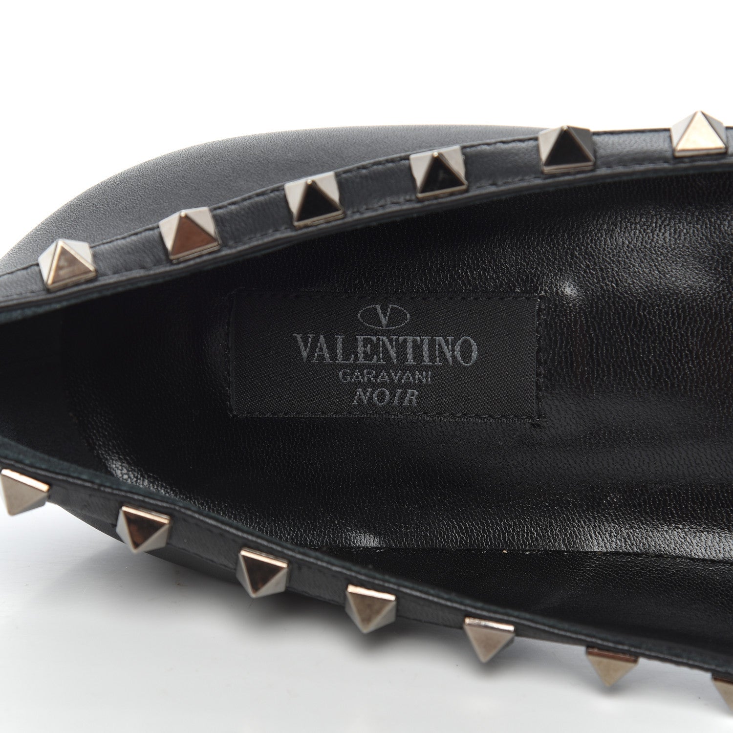 Valentino Garavani Nappa Rockstud Ballerina Flats 39.5 Black 6 of 15