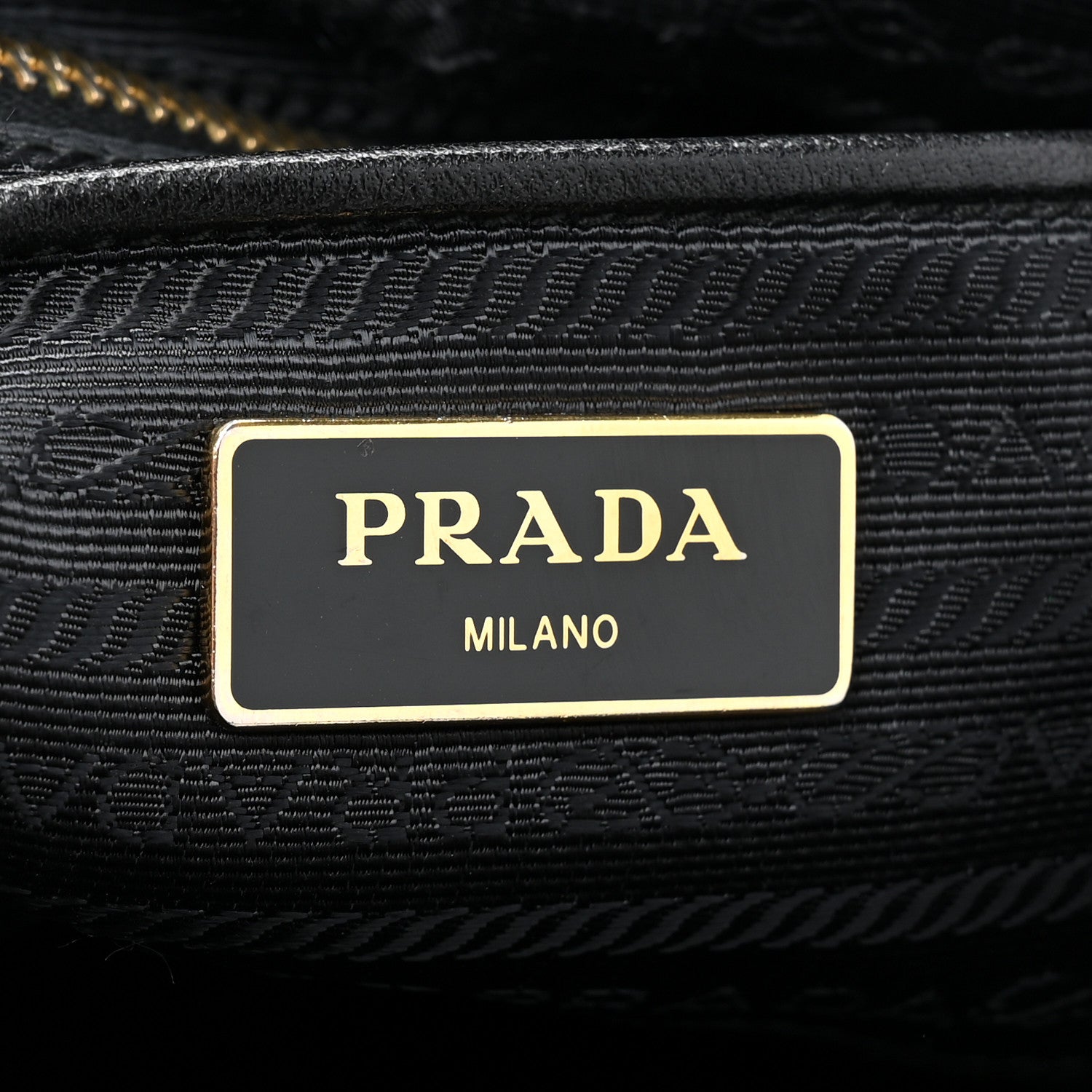 Prada Tessuto Nylon Saffiano Shopping Tote Black 6 of 13