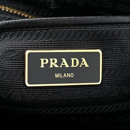 Prada Tessuto Nylon Saffiano Shopping Tote Black 6 of 13