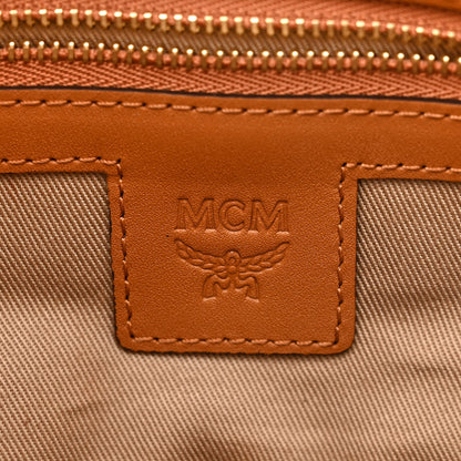 MCM Visetos Medium Crossbody Pouch Cognac 6 of 11
