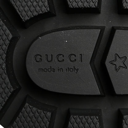 Gucci Nappa Frances GG Matelasse Platform Combat Boots 38 Black 7 of 7