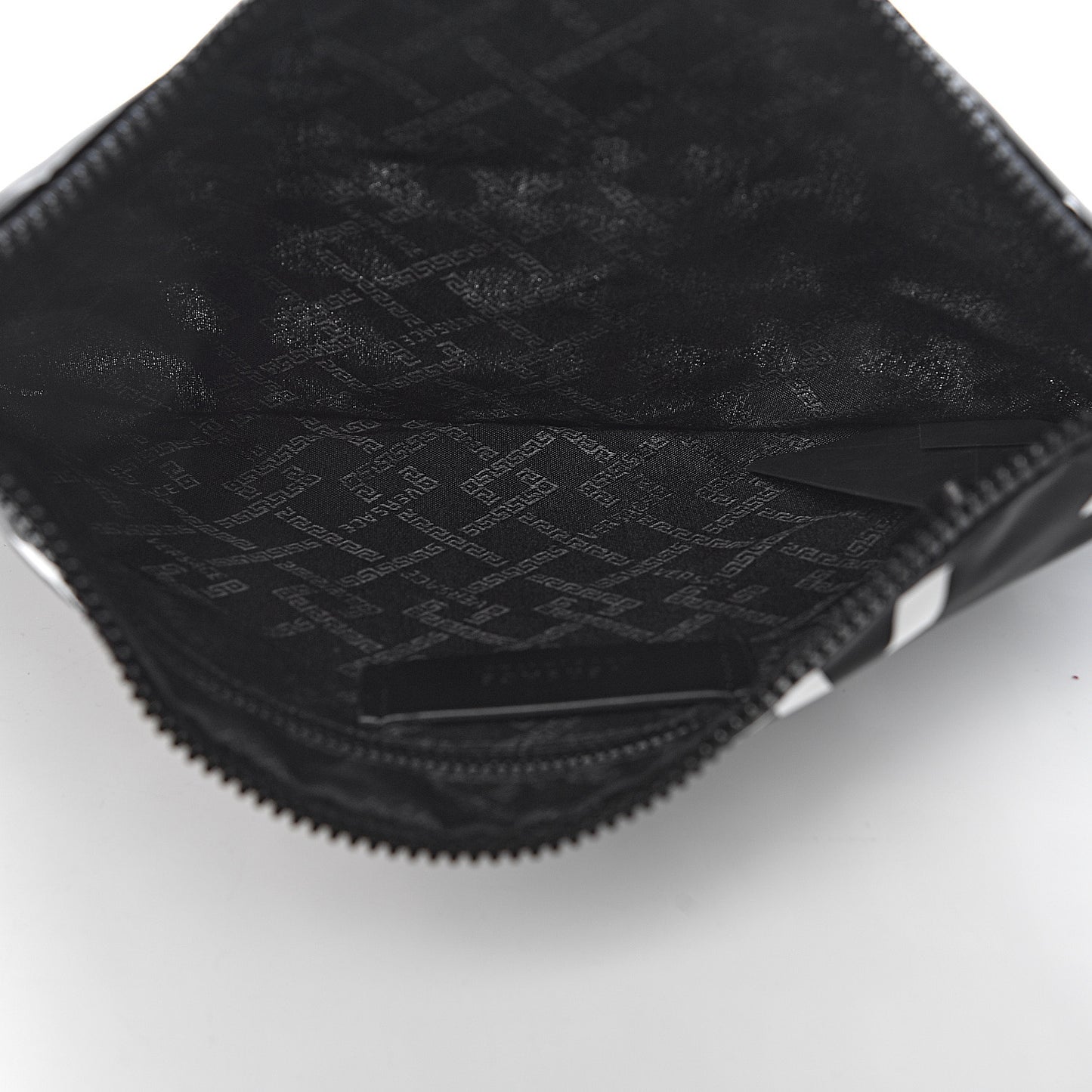 Nylon Logo Pochette Black White