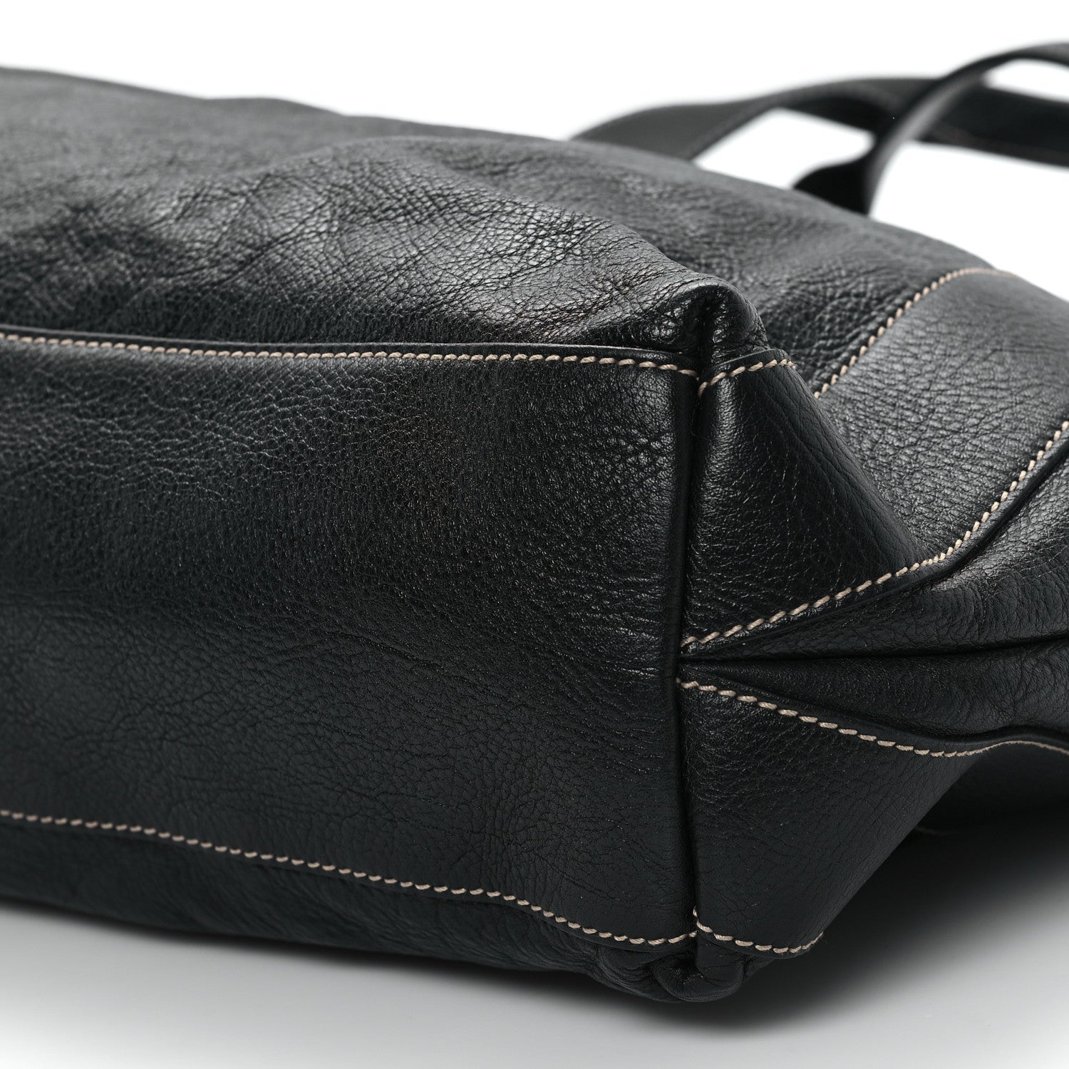 Gucci Leather Large Tote Unisex Black 10 of 11