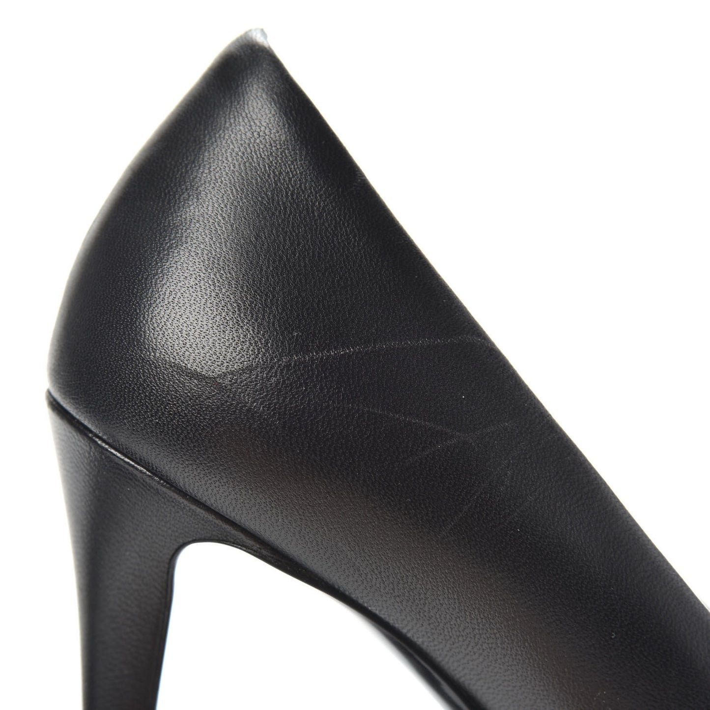 Lambskin Camellia Pumps 35.5 Black