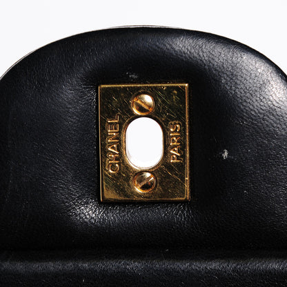 Chanel Lambskin Quilted Jumbo Single Flap Black 6 of 10