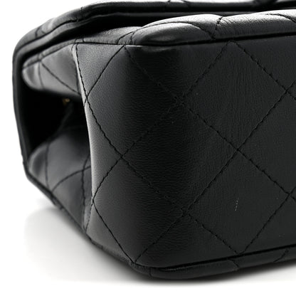 Chanel Lambskin Quilted Mini Rectangular Flap Black 11 of 11