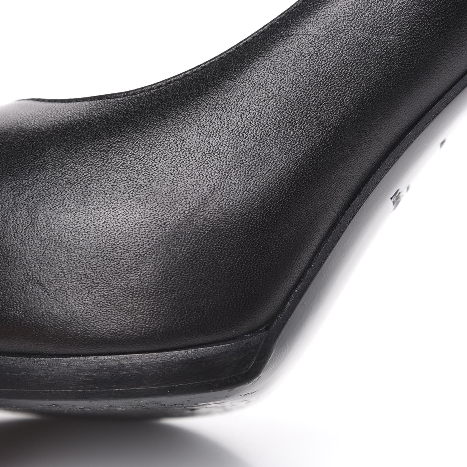 Saint Laurent Calfskin Tribtoo 80 Platform Pumps 40 Black 9 of 10