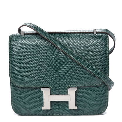Hermes Lizard Constance 18 Malachite 1 of 17