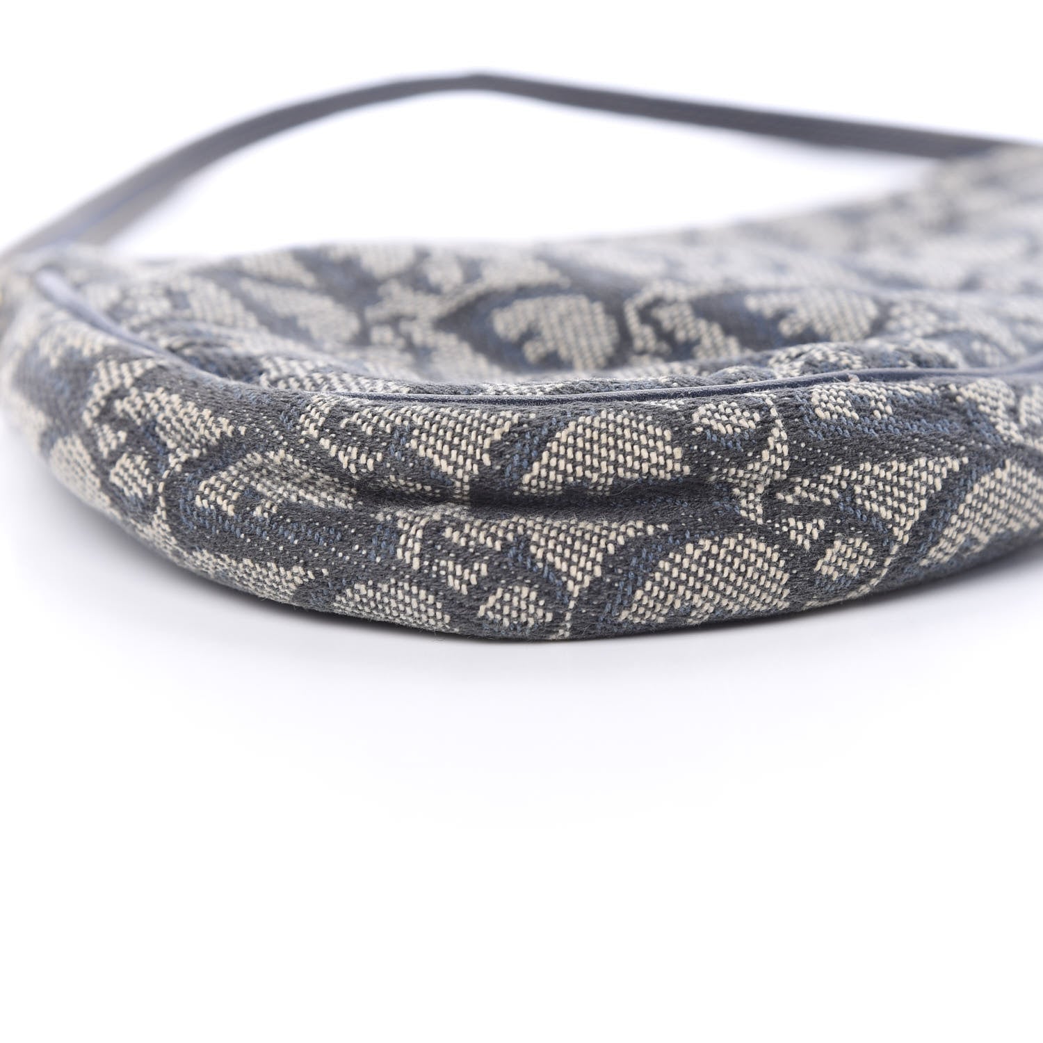 Christian Dior Monogram Mini Saddle Pochette Navy 8 of 13