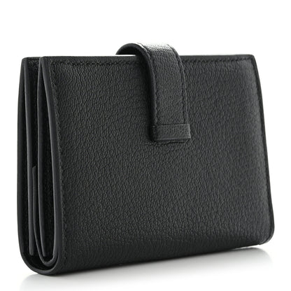 Hermes Chevre Mysore Mini Bearn Wallet Black 3 of 8