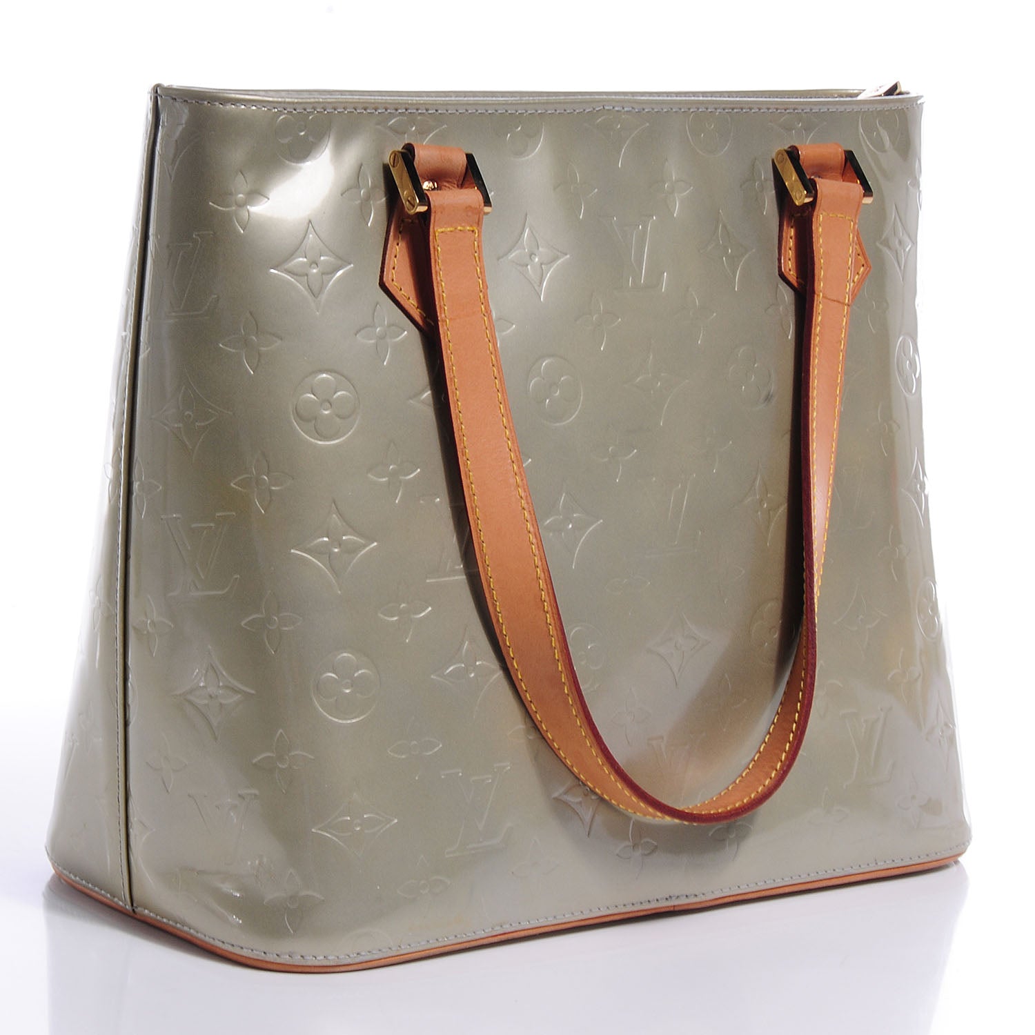 Louis Vuitton Vernis Houston Silver 3 of 8