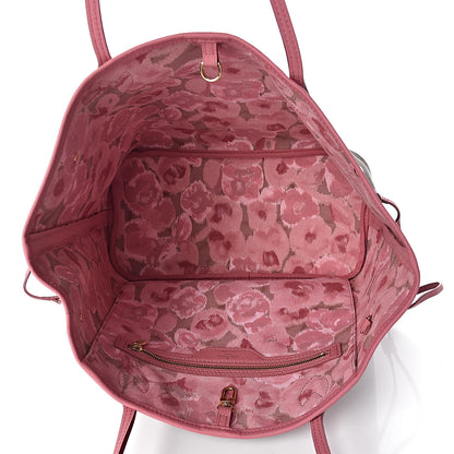 Louis Vuitton Monogram Articles de Voyage Ikat Neverfull MM Rose Velours 5 of 9