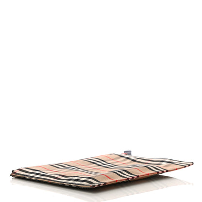 Burberry Vintage Check Zip Pouch Black 4 of 10