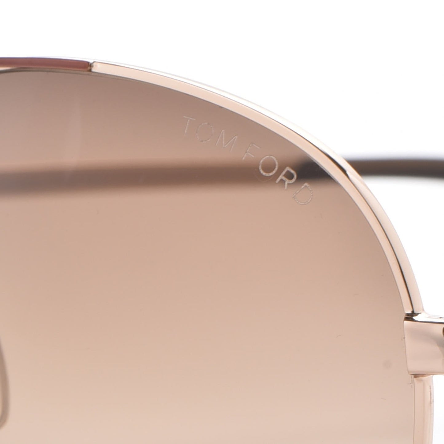 Metal Charles Aviator Sunglasses TF35 Gold