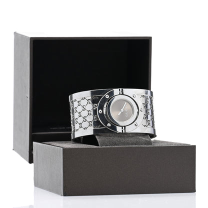 Gucci Stainless Steel 33mm Twirl Quartz Watch Brown 5 of 5