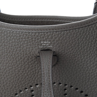 Hermes Taurillon Clemence Evelyne TPM Etain 5 of 9