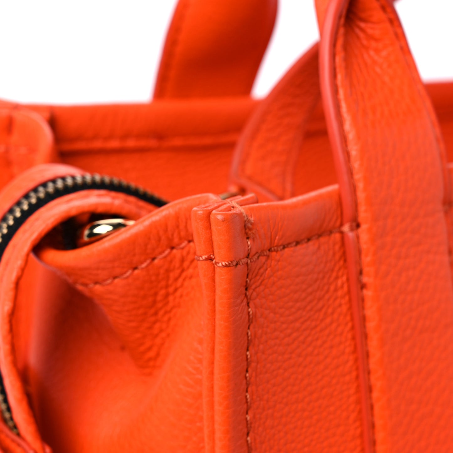 Grained Calfskin Small The Tote Bag Dragon Fire