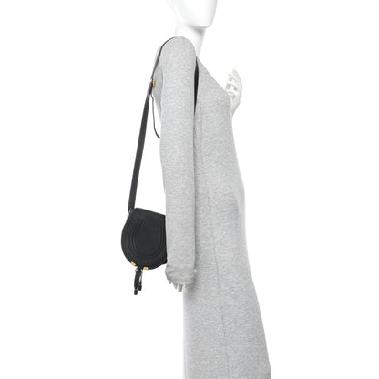 Chloe Calfskin Mini Marcie Round Crossbody Bag Black 2 of 15
