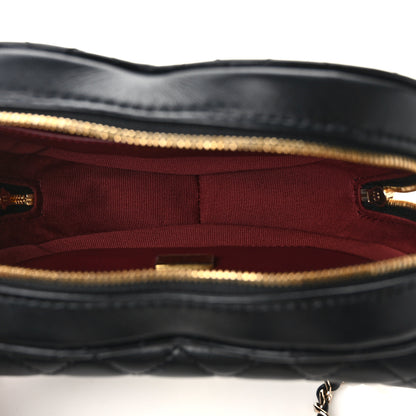 Chanel Lambskin Quilted CC In Love Heart Bag Black 5 of 11