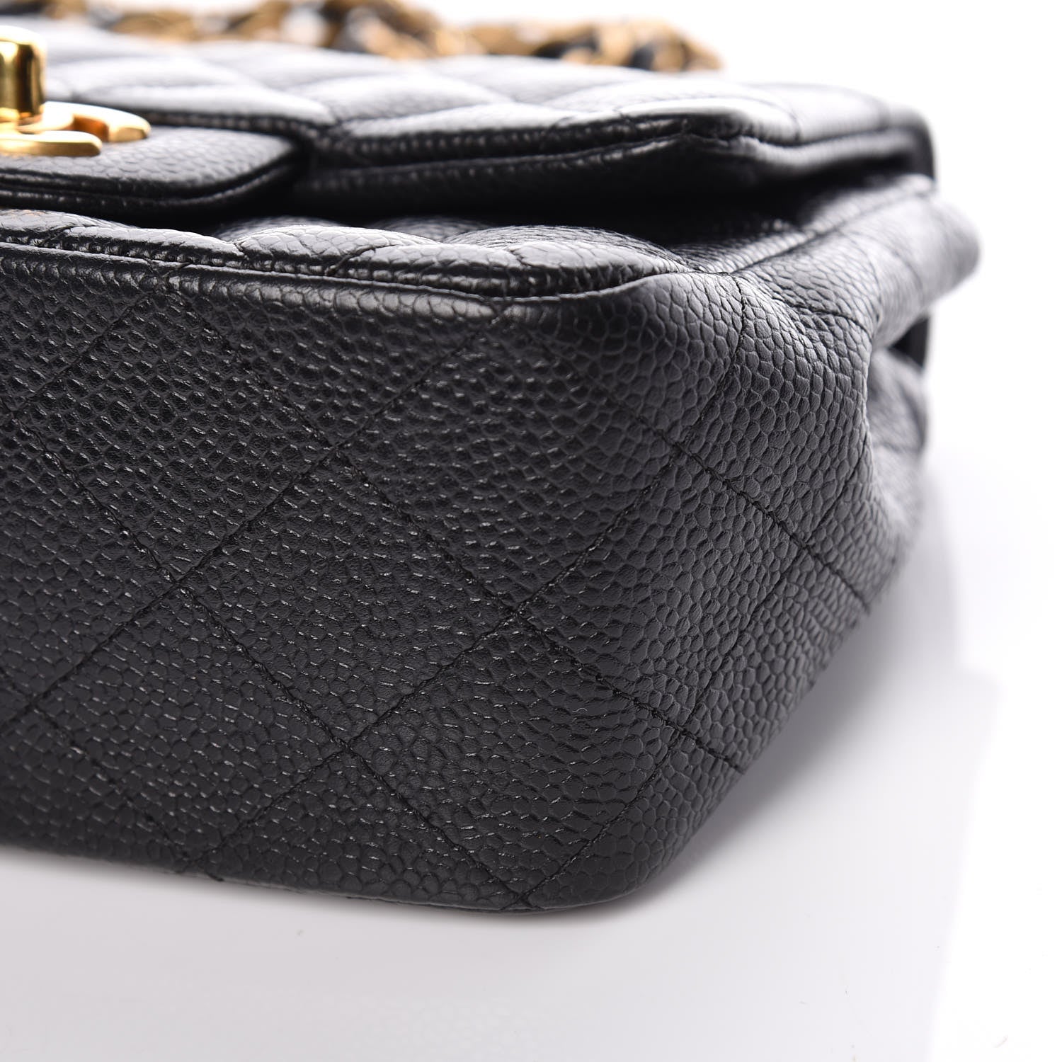 Chanel Caviar Quilted Mini Square Flap Black 9 of 9