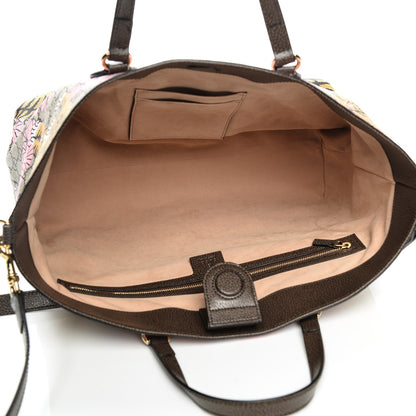 Gucci Soft GG Supreme Monogram Bengal Medium Crossbody Tote Beige Pink 5 of 8